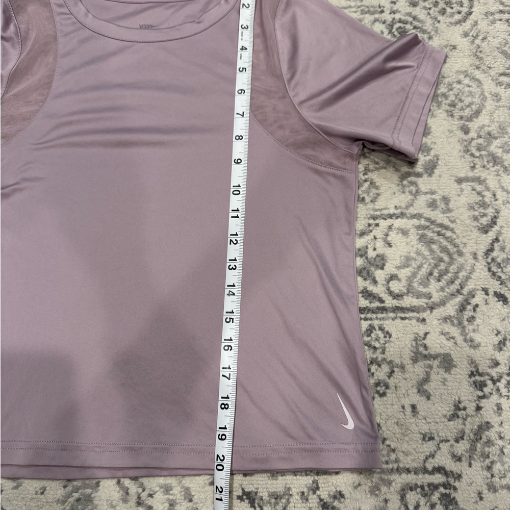 Nike Women's Purple Short Sleeve Tee - Picture 5 of 8